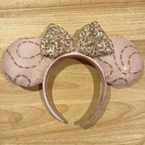 Pink Swirl Minnie Mouse Ears